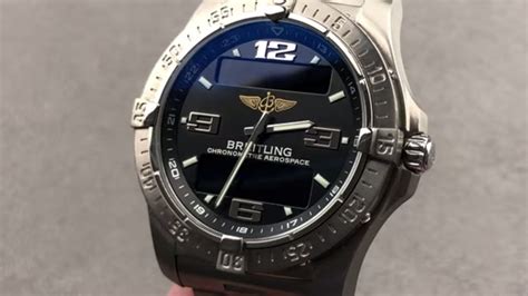 breitling aerospace weight|breitling aerospace avantage.